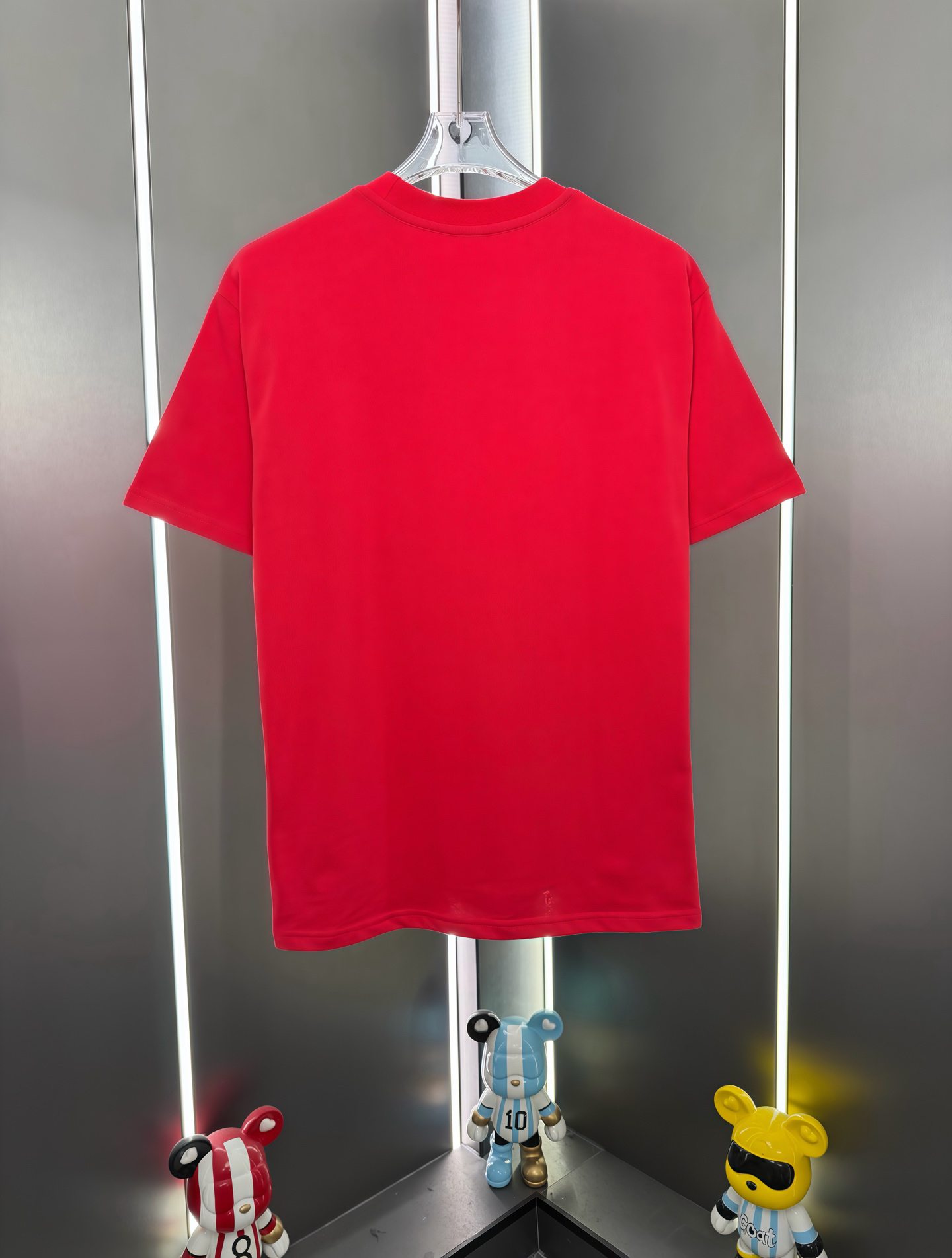 DSQUARED2 Graffiti Text Logo Red Short-Sleeve T-Shirt