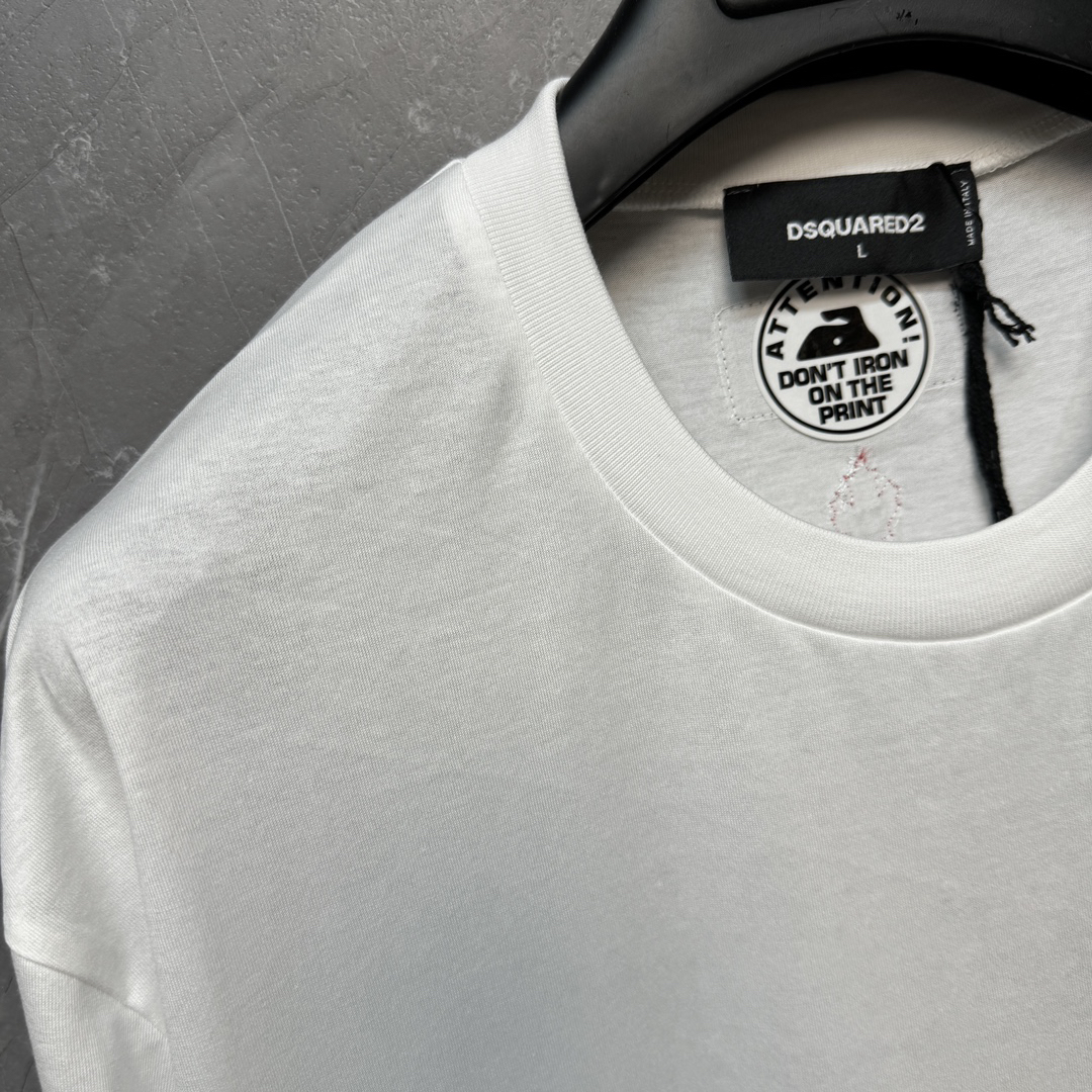 DSQUARED2 Minimal Back Patch White T-Shirt