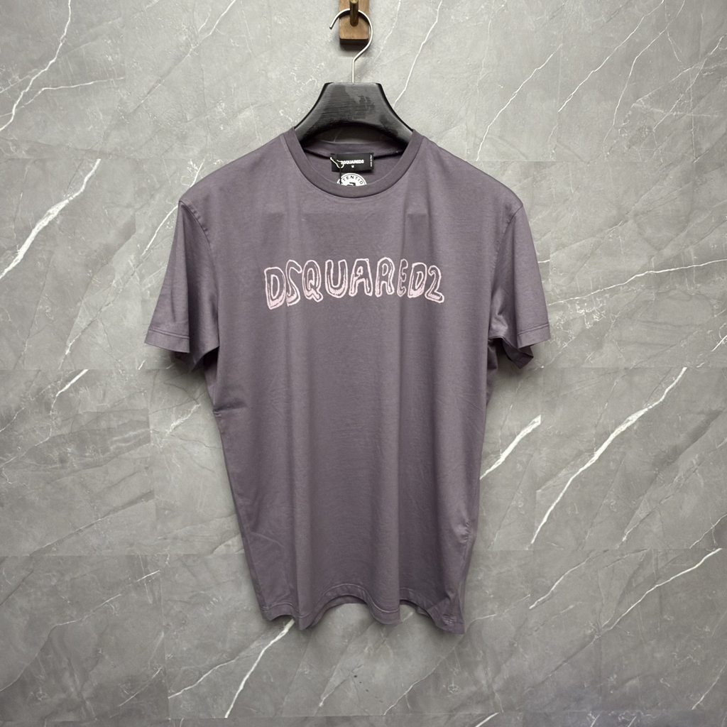 DSQUARED2 Sketch Logo Dusty Purple T-Shirt