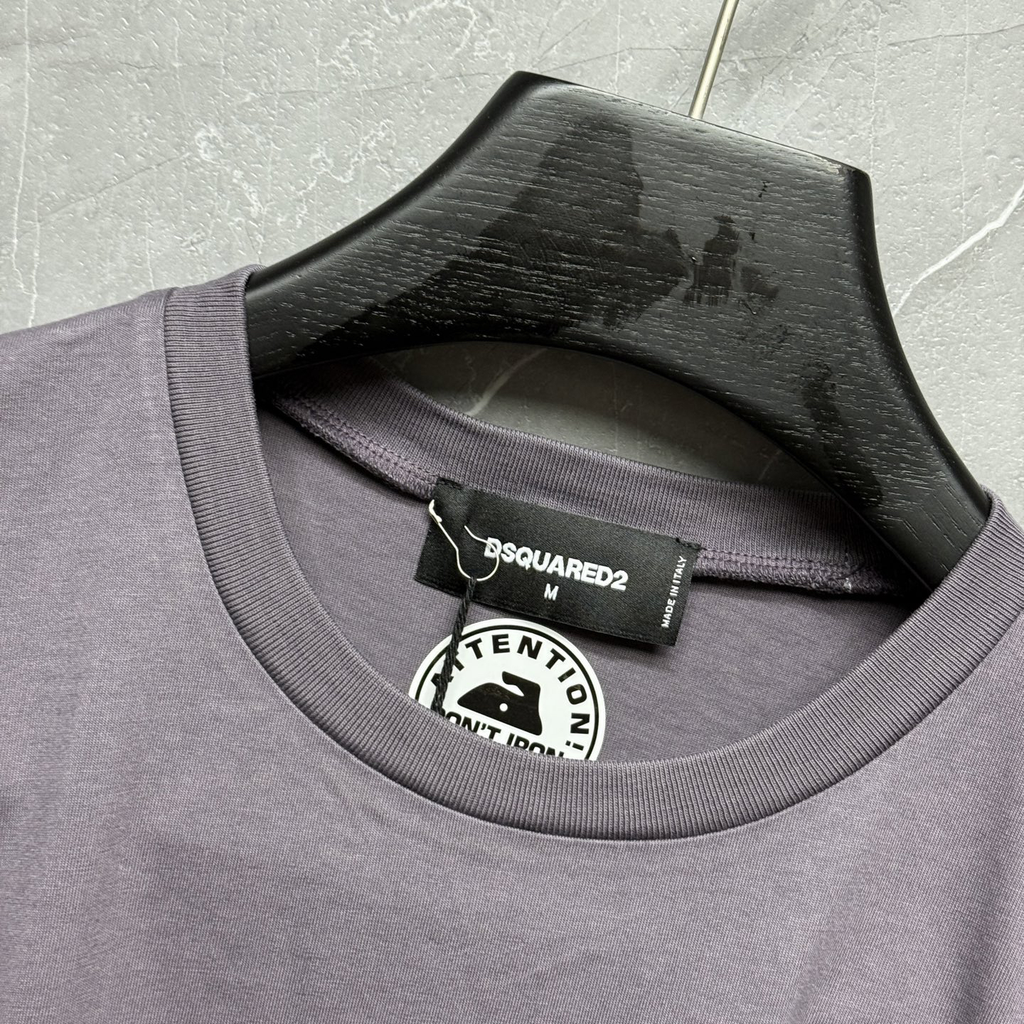 DSQUARED2 Sketch Logo Dusty Purple T-Shirt