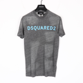 DSQUARED2 Washed Grey Logo Distressed T-Shirt