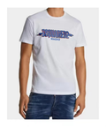 DSQUARED2 Macho Lightning Logo White T-Shirt