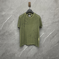 DSQUARED2 Vicious Bros Distressed Military Green T-Shirt