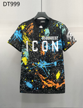 DSQUARED2 ICON Paint-Splatter Short-Sleeve T-Shirt