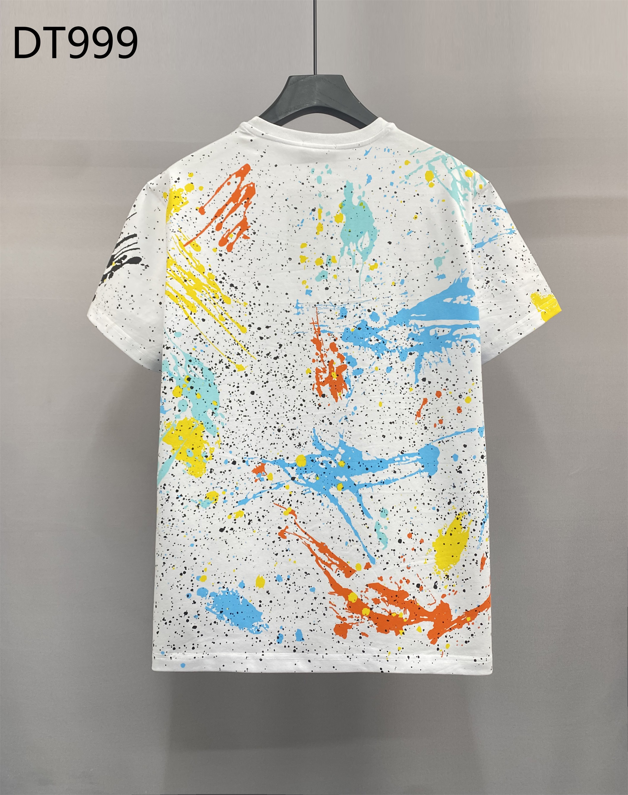 DSQUARED2 ICON Paint-Splatter Short-Sleeve T-Shirt