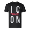 DSQUARED2 ICON Bold Logo Black T-Shirt