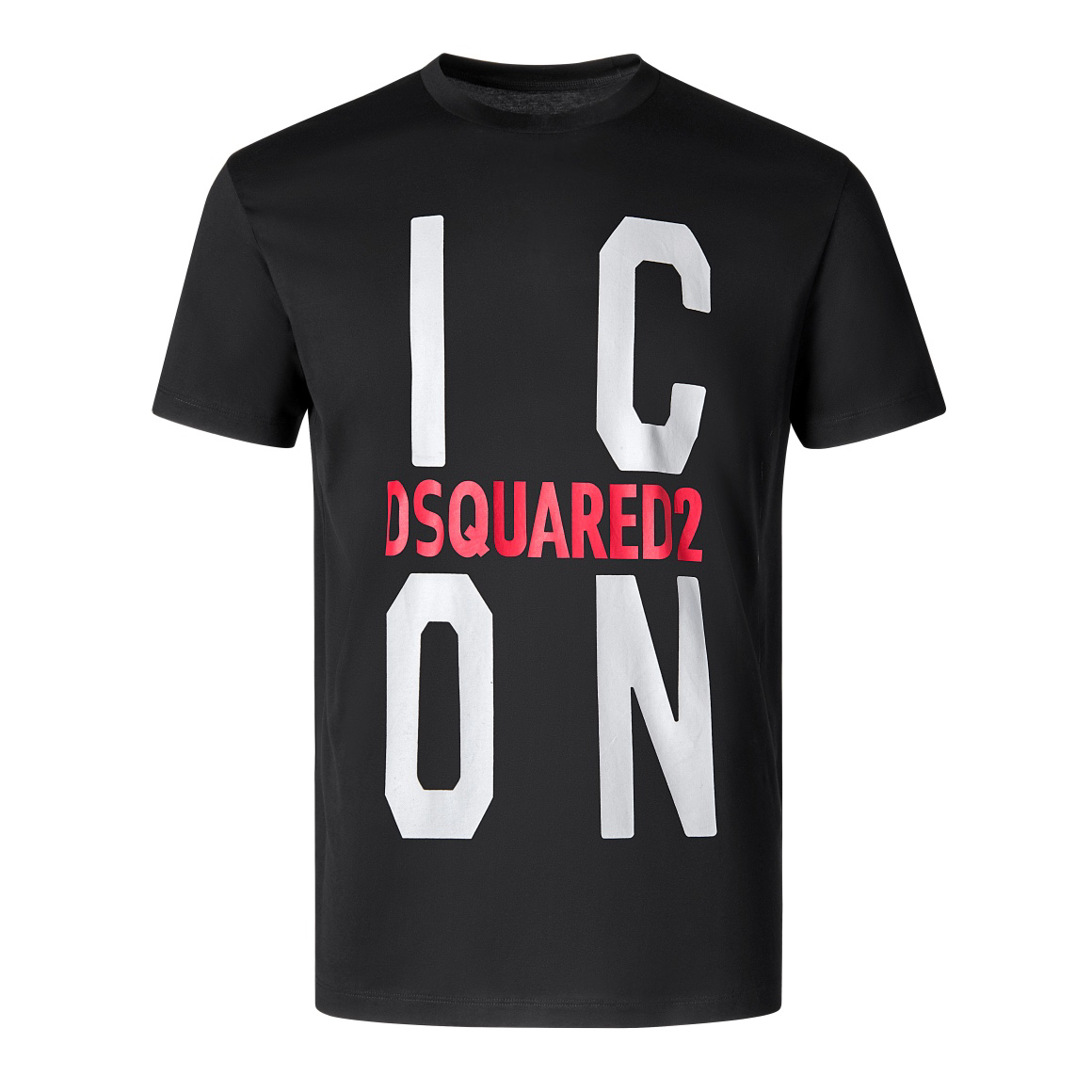 DSQUARED2 ICON Bold Logo Black T-Shirt