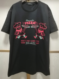 DSQUARED2 Pizza Chef Cartoon Black T-Shirt