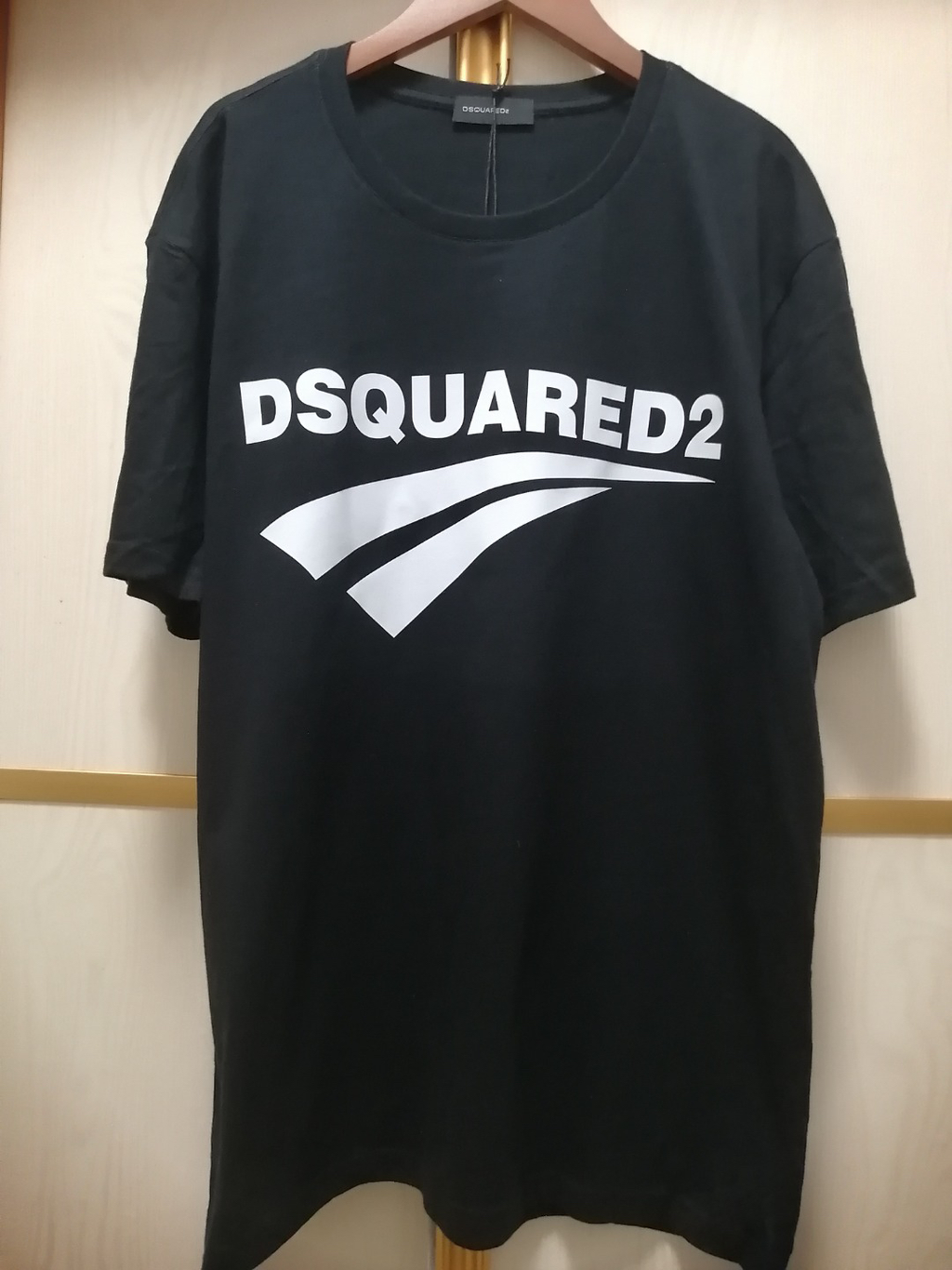 DSQUARED2 Classic Logo with Graphic Accent Black T-Shirt
