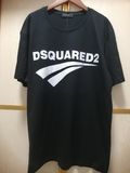 DSQUARED2 Classic Logo with Graphic Accent Black T-Shirt