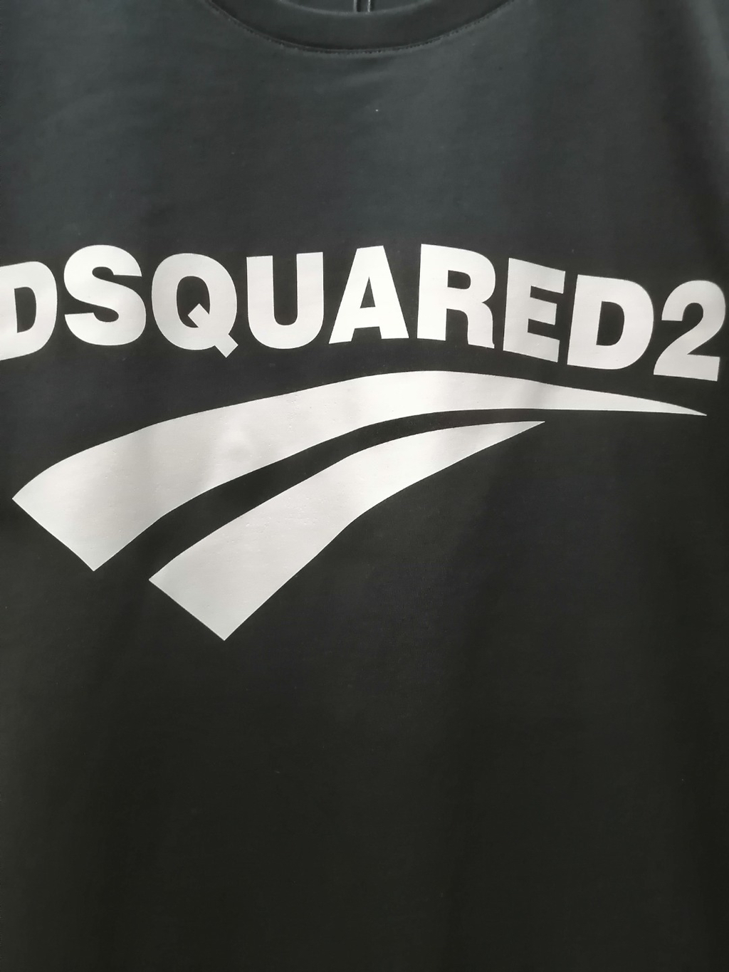 DSQUARED2 Classic Logo with Graphic Accent Black T-Shirt