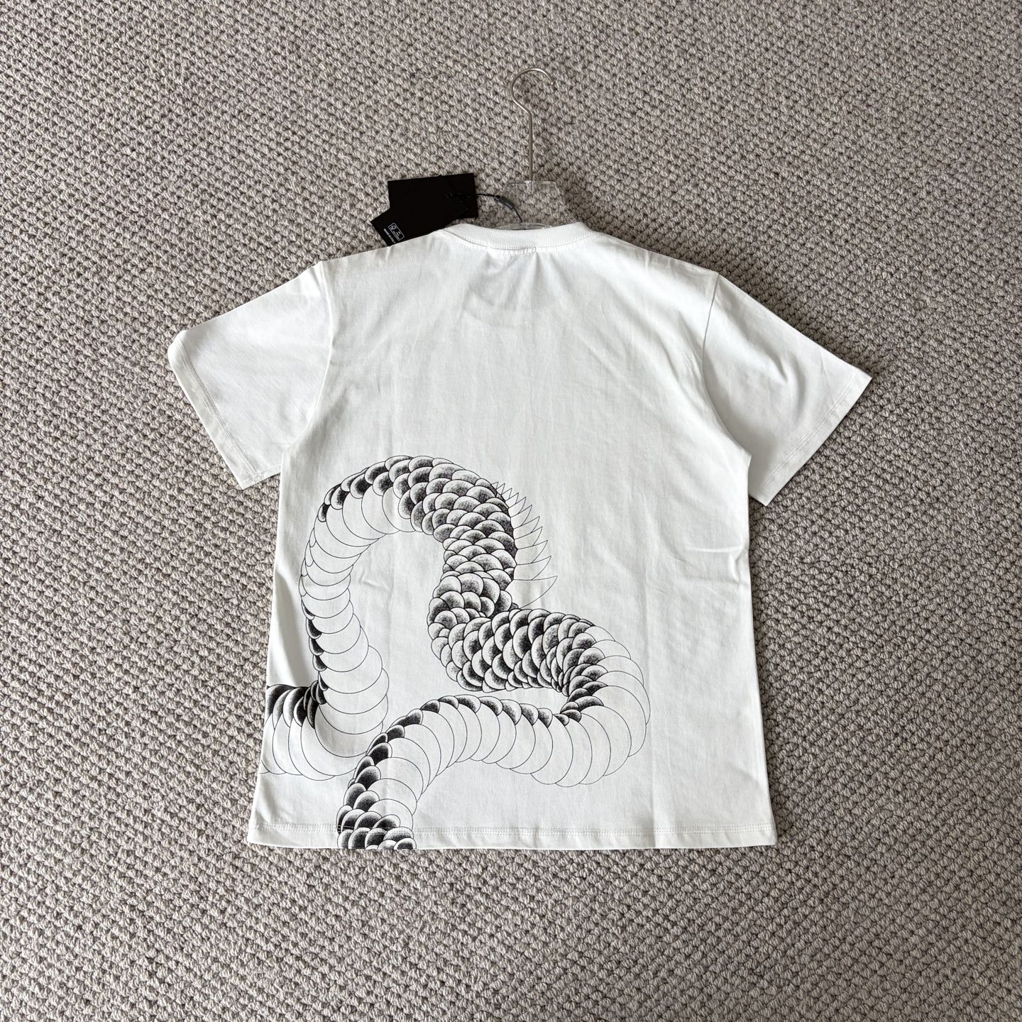 DSQUARED2 Dragon Graphic Print White T-Shirt