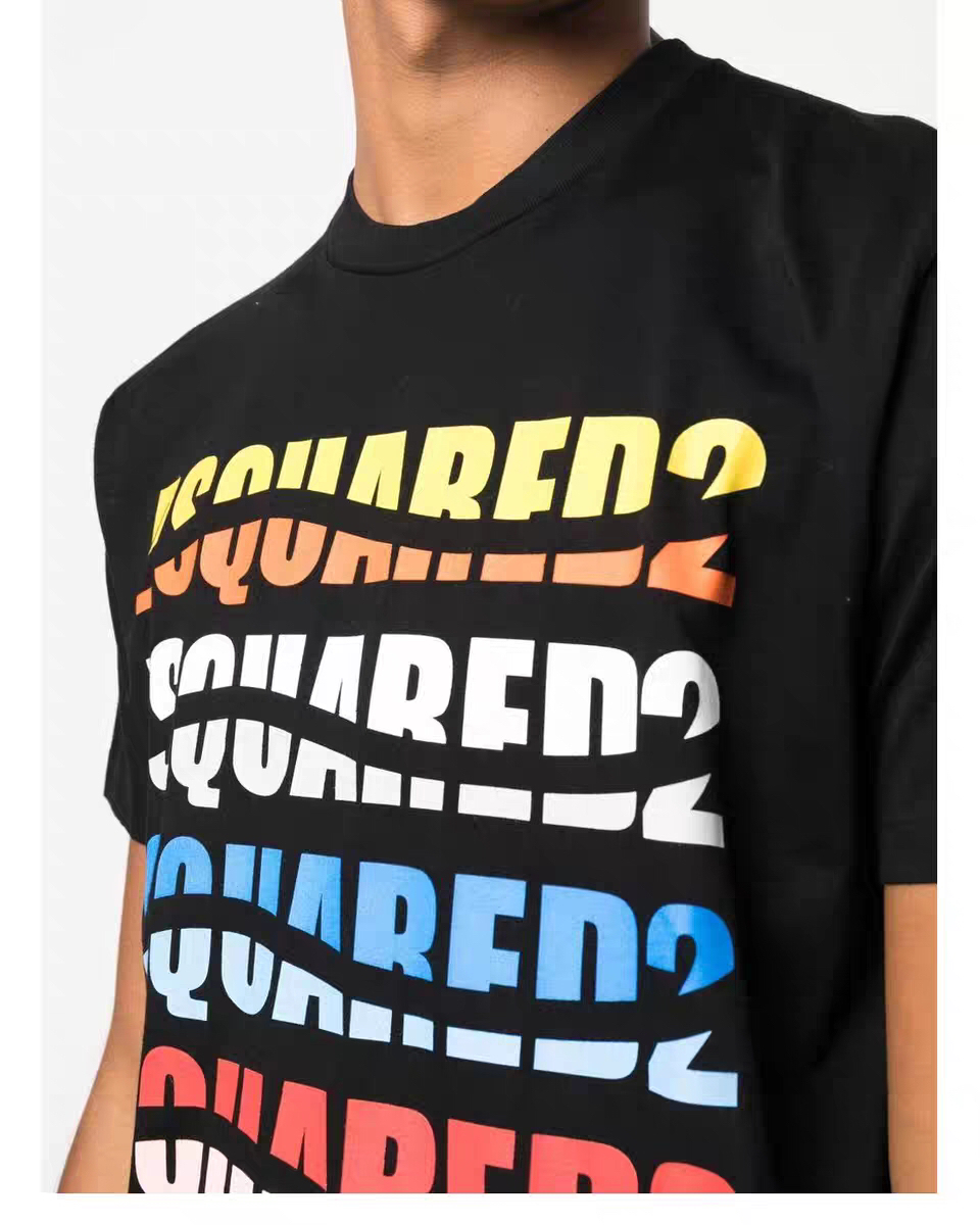 DSQUARED2 Multicolor Logo Repeat T-Shirt