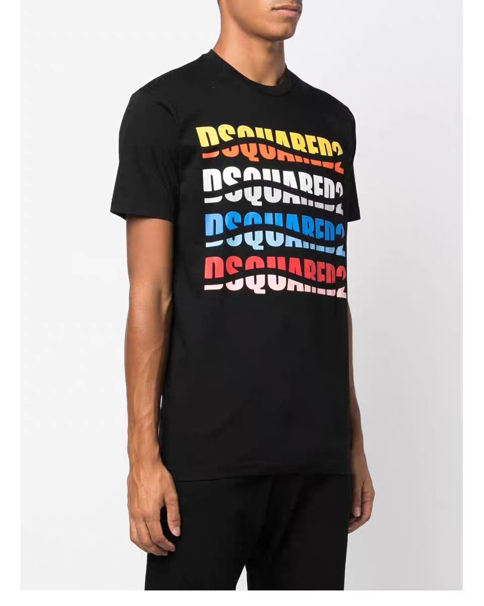 DSQUARED2 Multicolor Logo Repeat T-Shirt