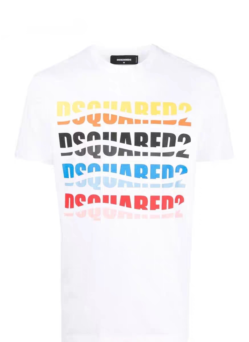 DSQUARED2 Multicolor Logo Repeat T-Shirt