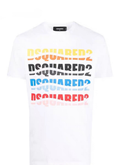 DSQUARED2 Multicolor Logo Repeat T-Shirt