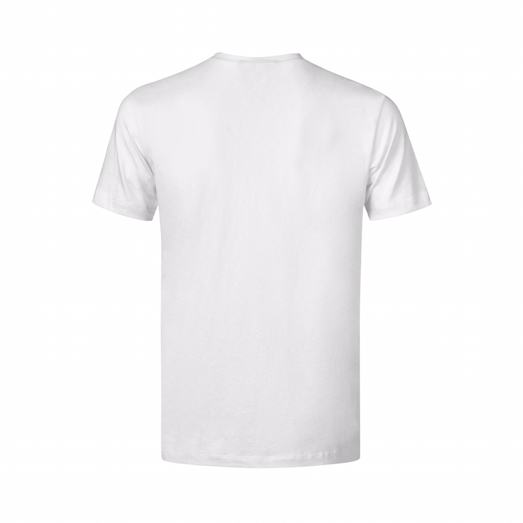 DSQUARED2 Asymmetric Zip Stripe White T-Shirt