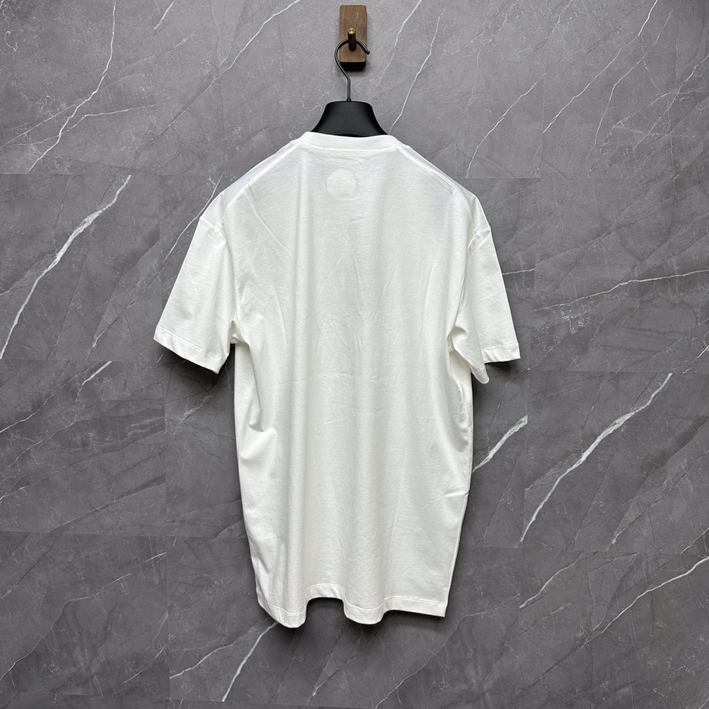 DSQUARED2 "Keep Exploring" Slogan White T-Shirt