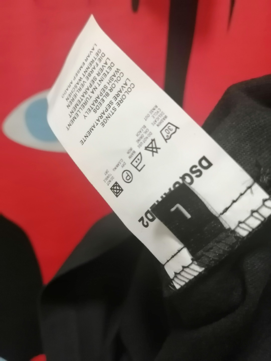 DSQUARED2 Hand & Eye Graphic Black T-Shirt
