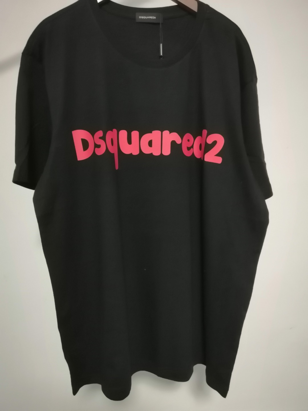 DSQUARED2 D2 Logo Chest Black T-Shirt