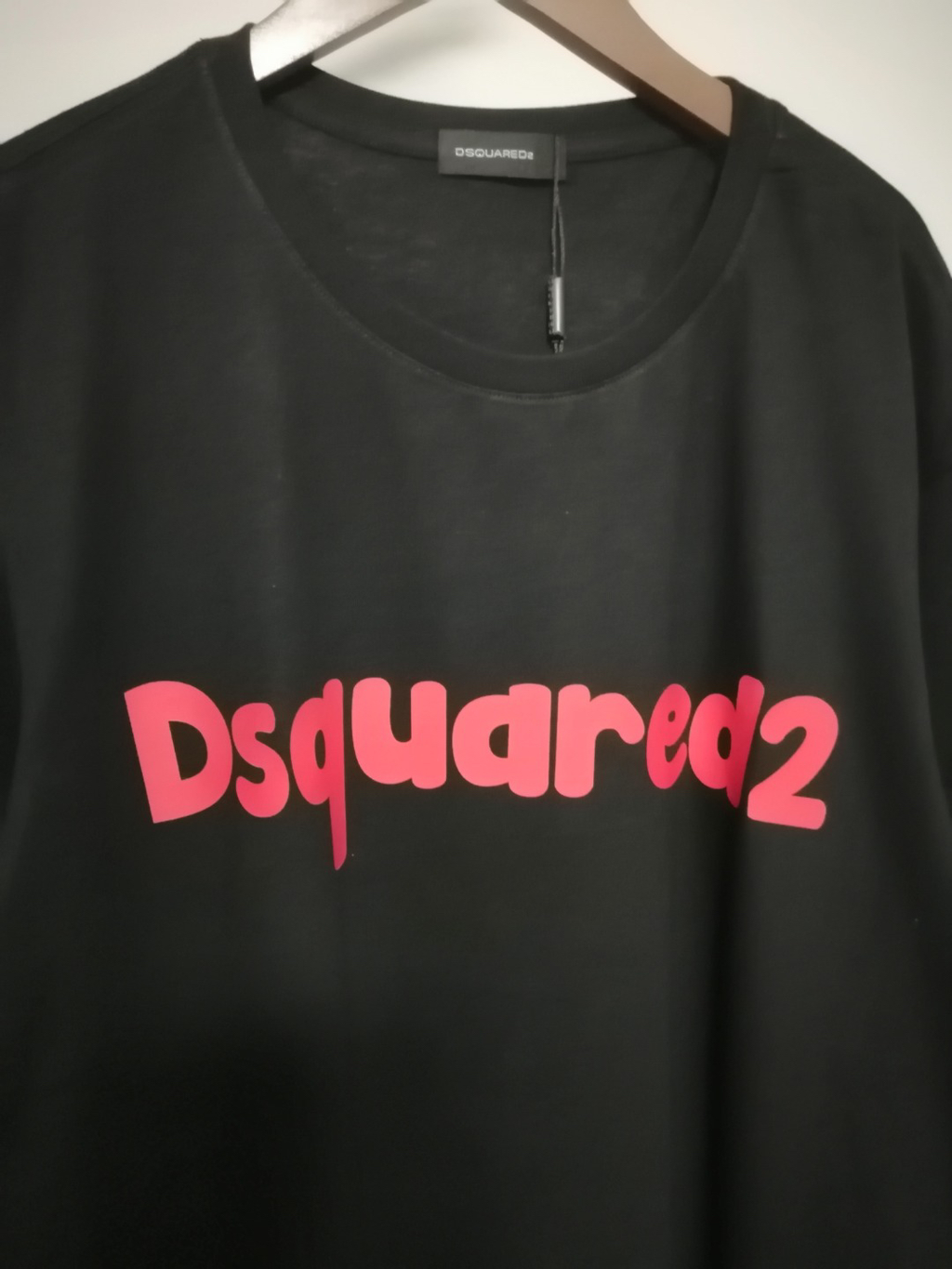 DSQUARED2 D2 Logo Chest Black T-Shirt
