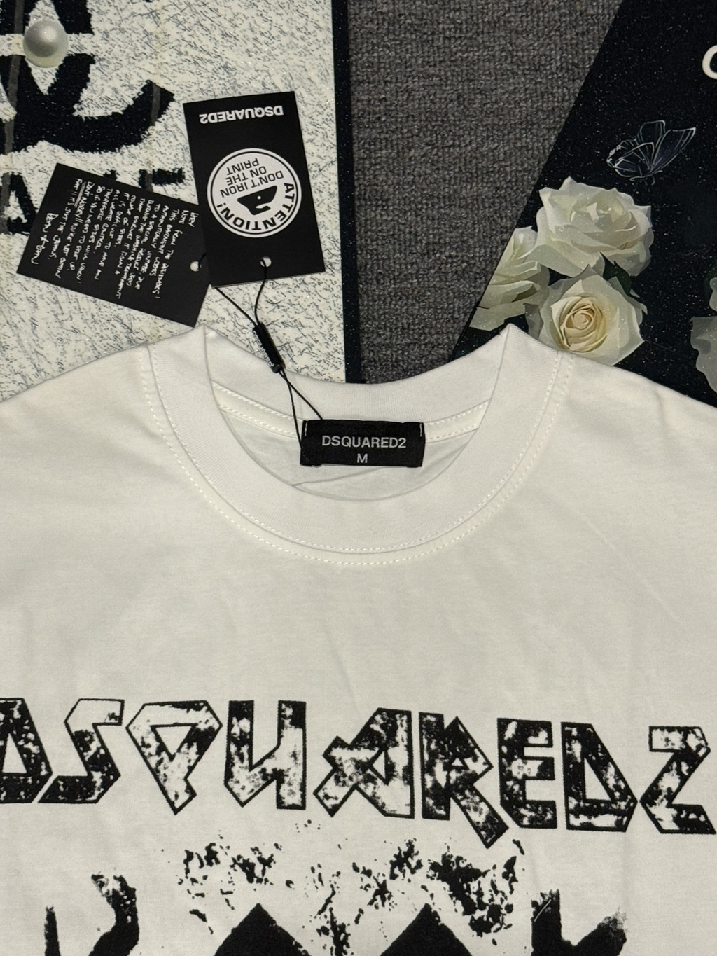DSQUARED2 "Rock" Skull Graphic T-Shirt