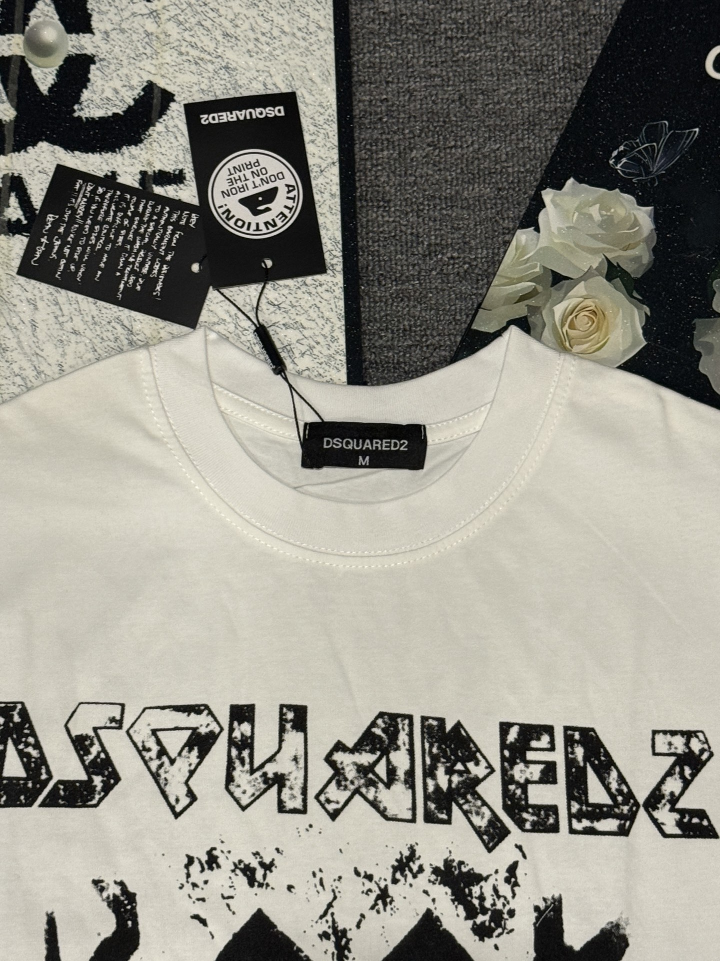 DSQUARED2 "Rock" Skull Graphic T-Shirt
