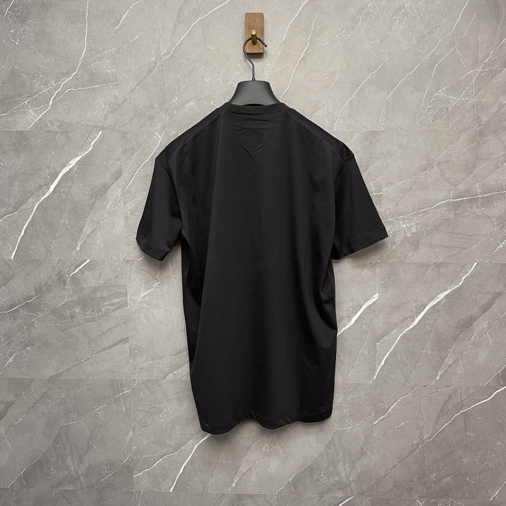 DSQUARED2 ICON Paint Splatter Black T-Shirt