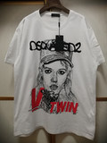 DSQUARED2 Sketch Logo White T-Shirt