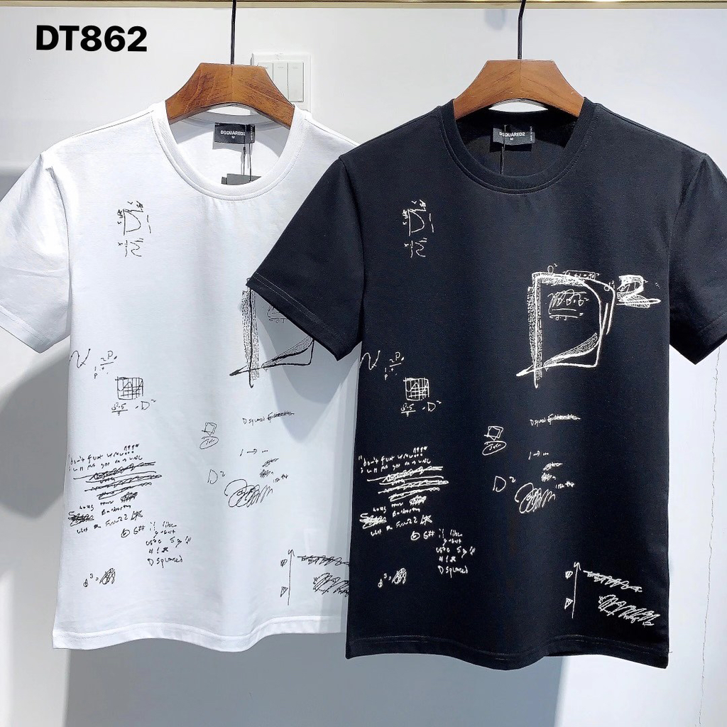 DSQUARED2 Doodle Sketch Scribble T-Shirt