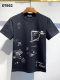 DSQUARED2 Doodle Sketch Scribble T-Shirt