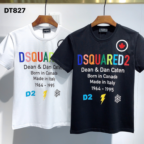 DSQUARED2 "Dean & Dan Caten" Rainbow Logo T-Shirt
