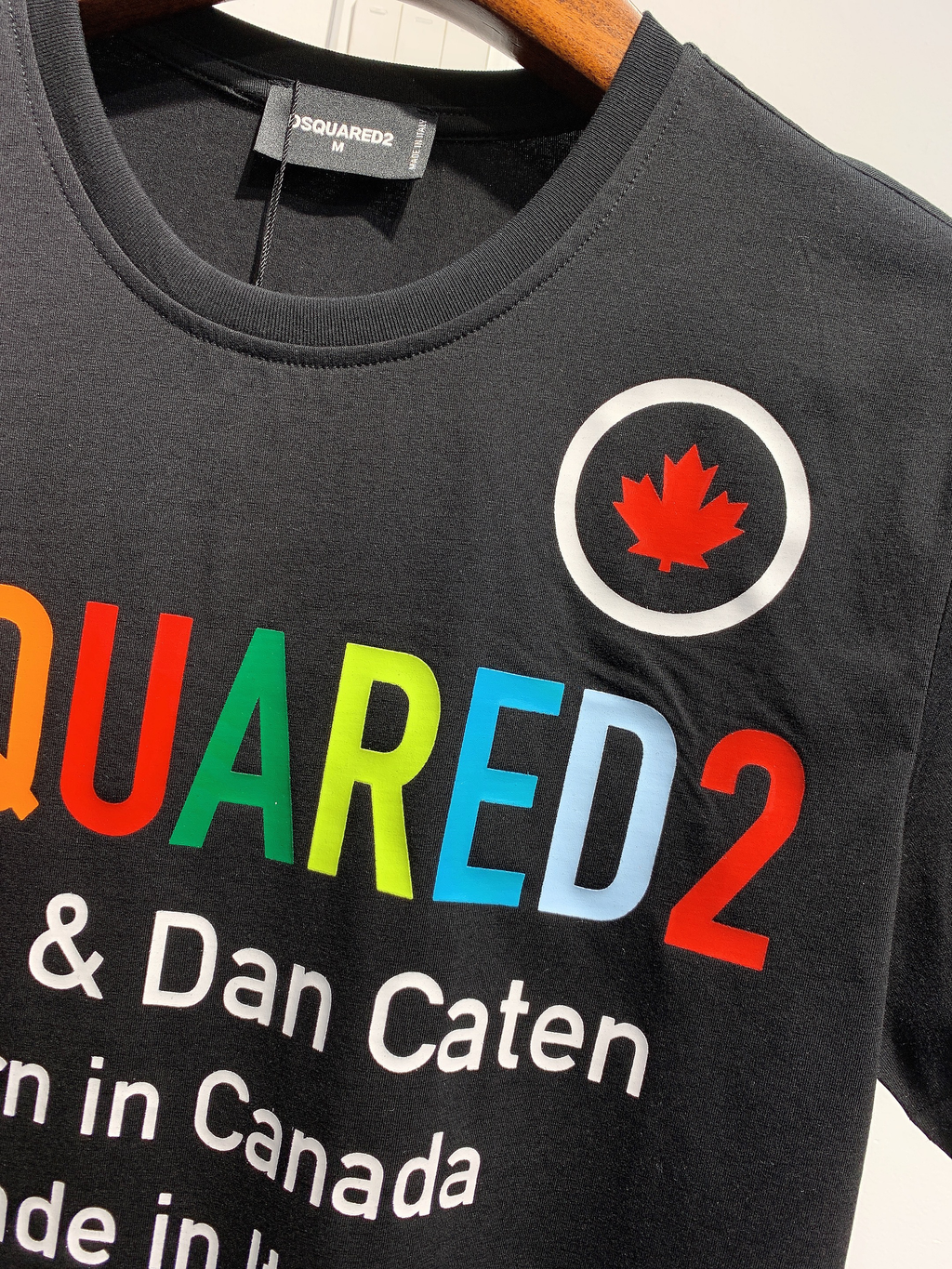 DSQUARED2 "Dean & Dan Caten" Rainbow Logo T-Shirt