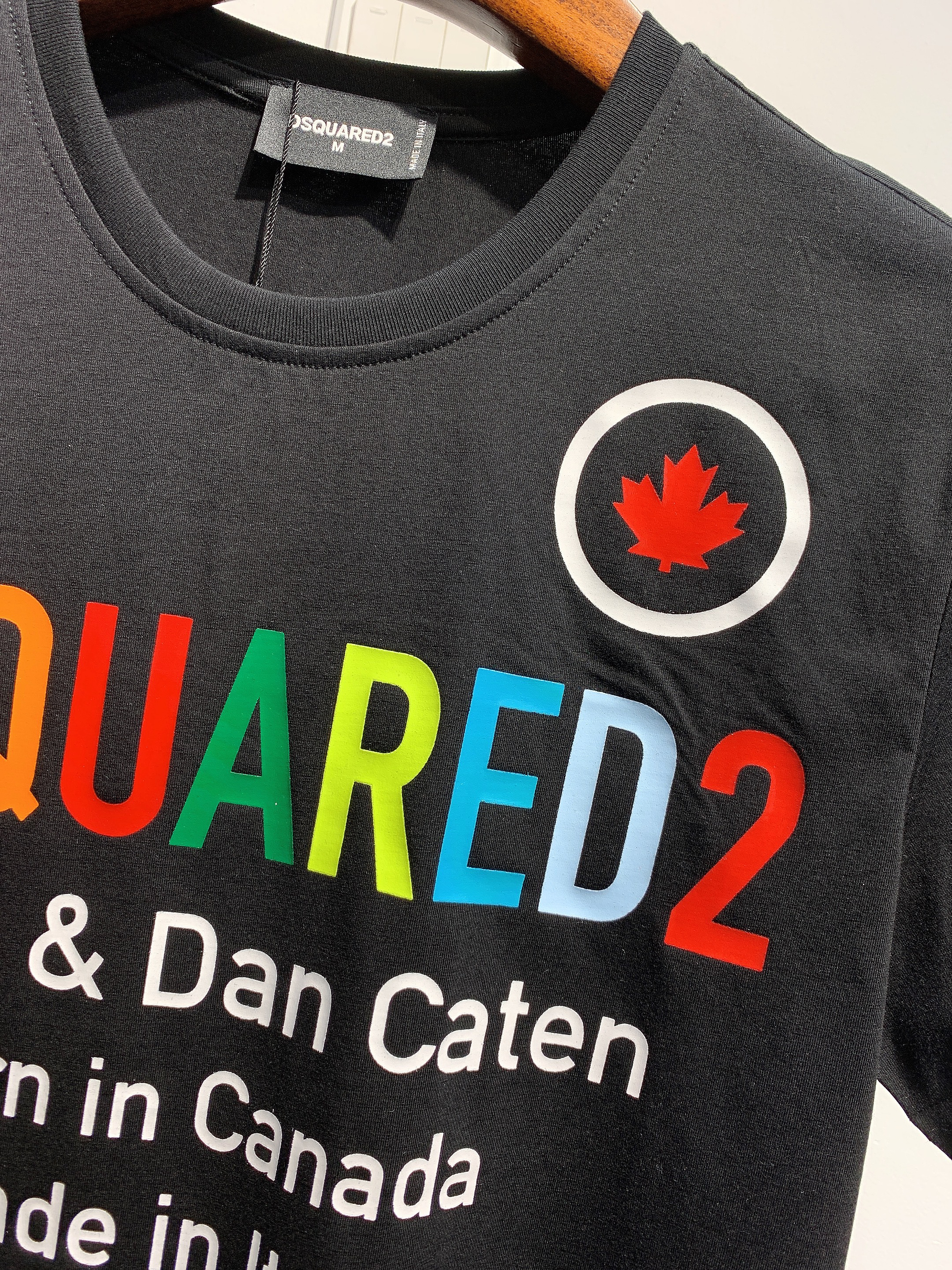 DSQUARED2 "Dean & Dan Caten" Rainbow Logo T-Shirt