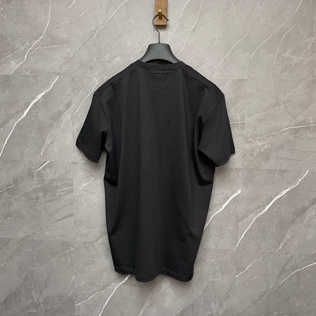 DSQUARED2 Palm Tree & Pink Logo Black T-Shirt