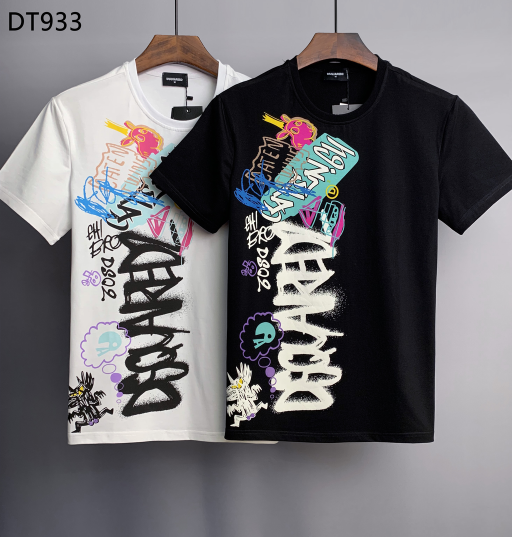 DSQUARED2 Graffiti Art Scribble T-Shirt