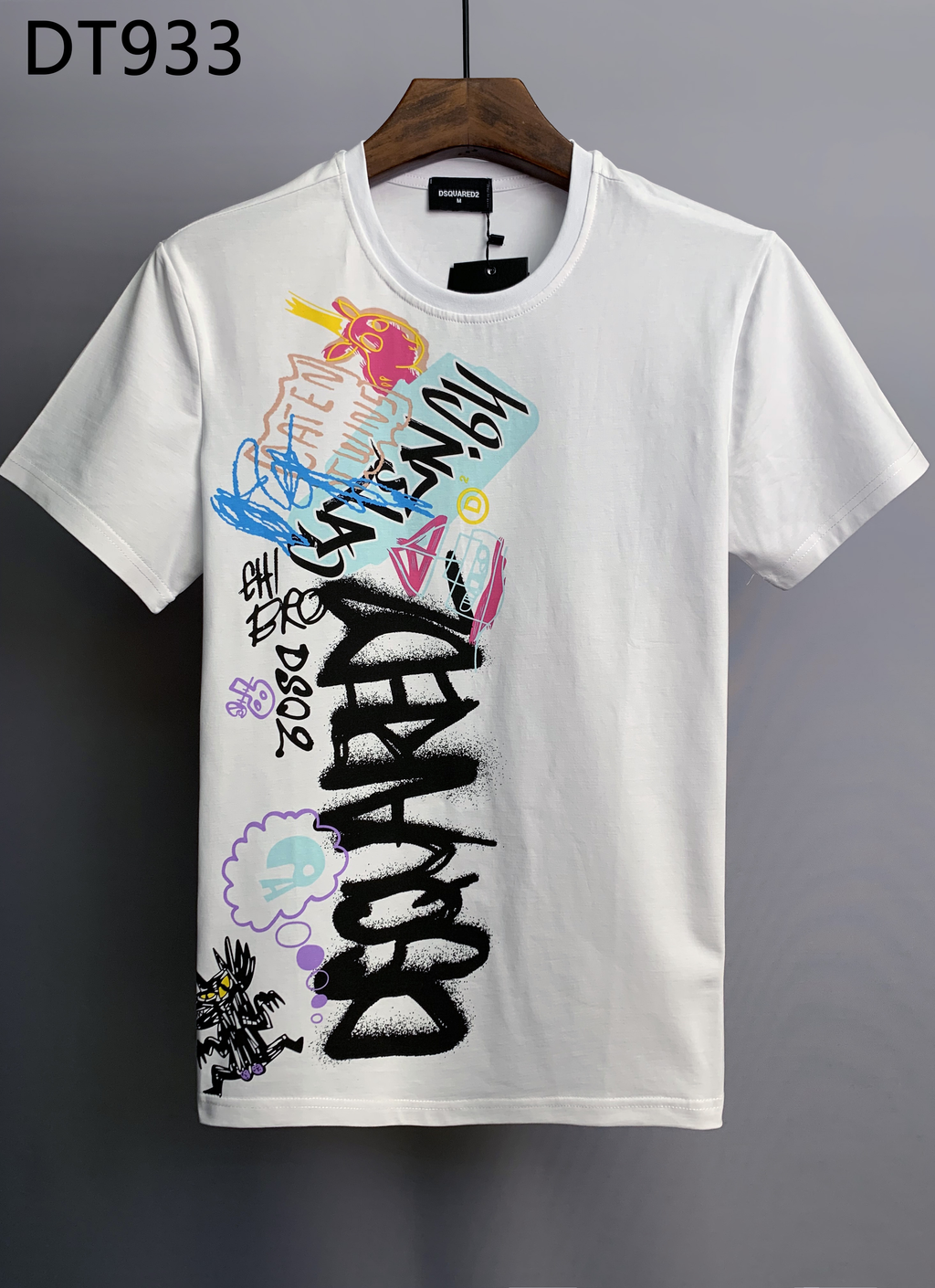 DSQUARED2 Graffiti Art Scribble T-Shirt