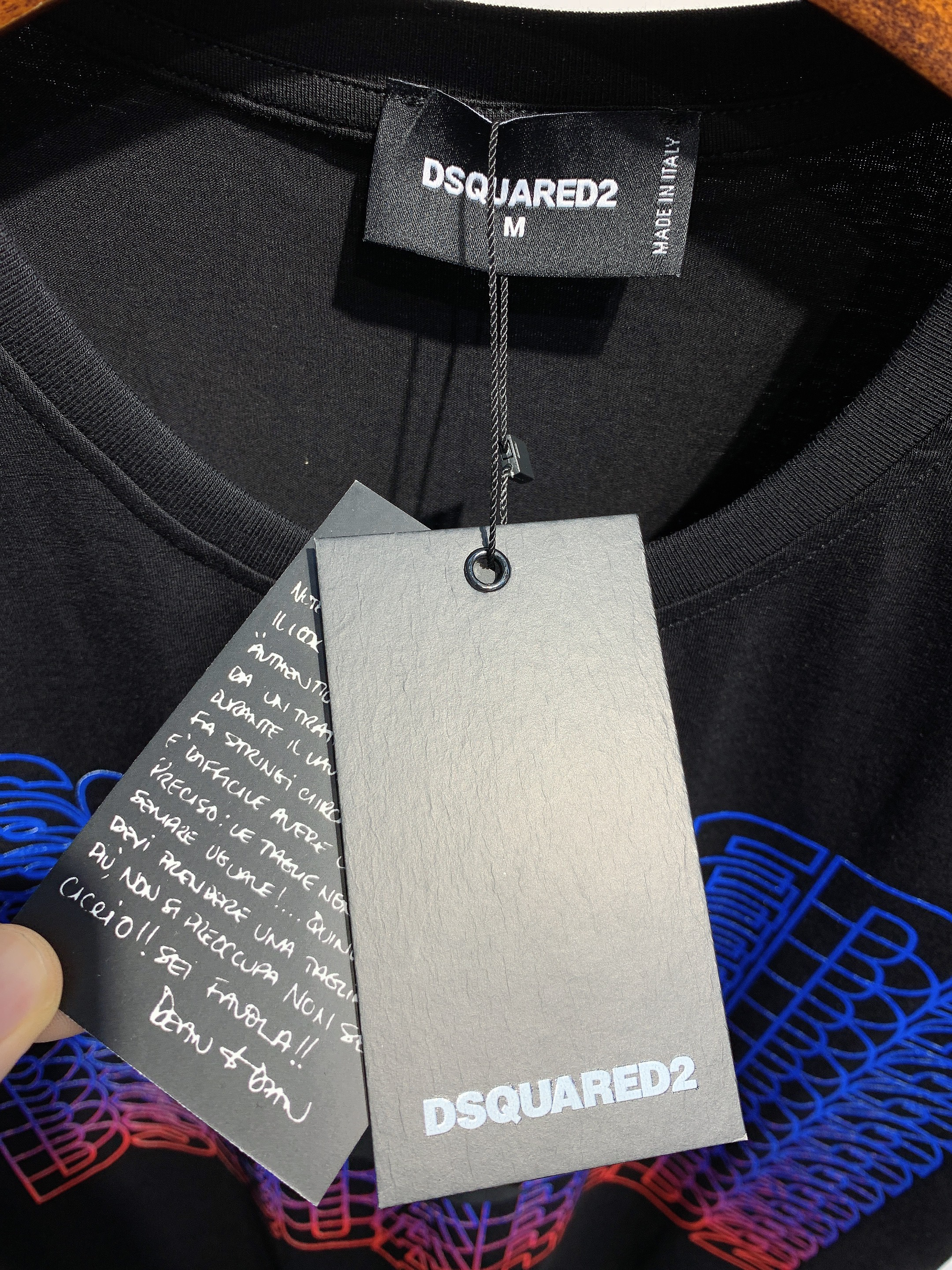 DSQUARED2 Gradient Maple Leaf Repeat Logo T-Shirt