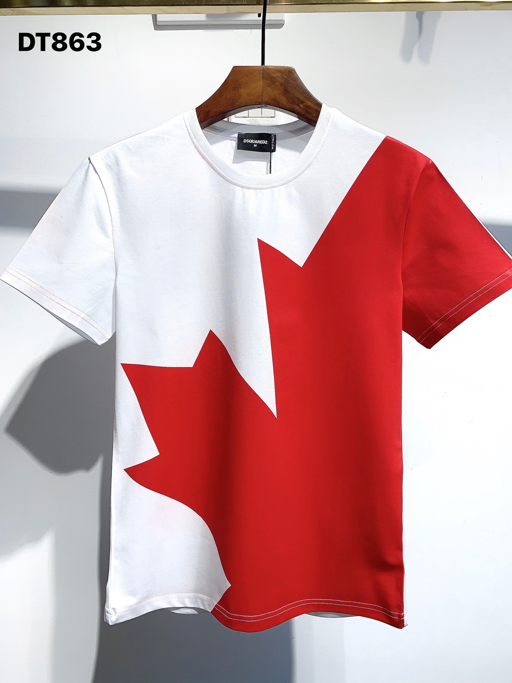DSQUARED2 Oversized Maple Leaf Print T-Shirt